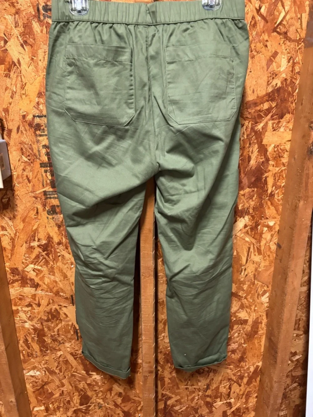 Pact Olive Drawstring Organic Cotton Lightweight Pants - Picture 6 of 6